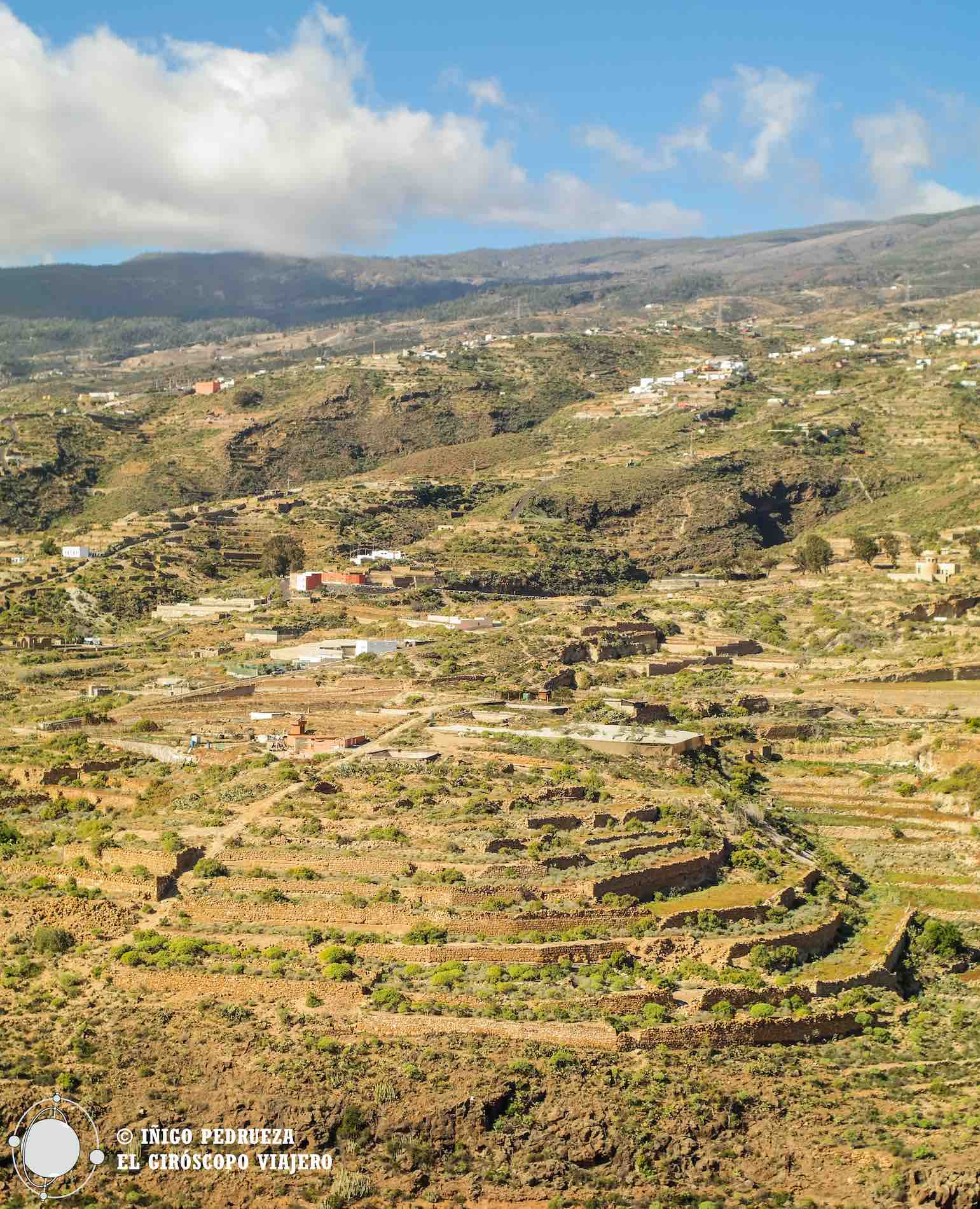 Terraces, les "bancales" à Fasnia.