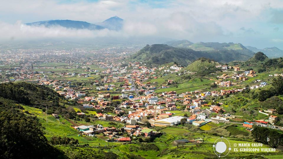 Vue de la vallée de Tegueste, un vrai coin de délices près de La Laguna et la mer. ©Iñigo Pedrueza.